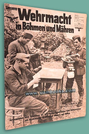 May 1943 Nazi photo magazine Unsere Wehrmacht in Bohmen und Mahren