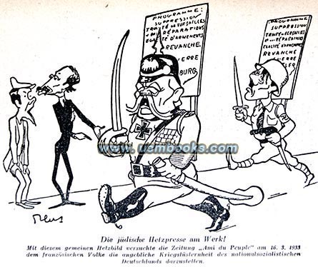 Nazi propaganda caricatures