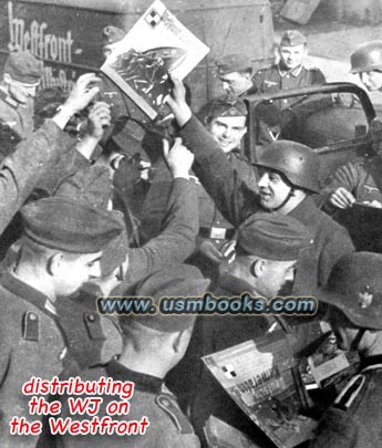 Wehrmacht soldiers receiving WJ
